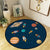 Lovely Multi Color Cartoon Rug Polyester Animal Print Rug Non-Slip Machine Washable Stain Resistant Carpet for Nursery Black Clearhalo 'Area Rug' 'Rug' 2105826