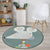 Cartoon Animal Drawing Print Rug Multicolor Polypropylene Rug Machine Washable Anti-Slip Backing Stain Resistant Carpet for Child Room Light Green Clearhalo 'Area Rug' 'Rug' 2105833