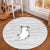 Novelty Fairy Tale Patterned Rug Multi Color Kids Carpet Synthetics Pet Friendly Anti-Slip Backing Washable Rug for Home Black-White Clearhalo 'Area Rug' 'Rug' 2105837
