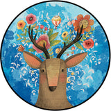 Pretty Multi Colored Cartoon Rug Synthetics Scandinavian Rug Anti-Slip Machine Washable Stain Resistant Area Rug for Kids Bedroom Clearhalo 'Area Rug' 'Rug' 2105920