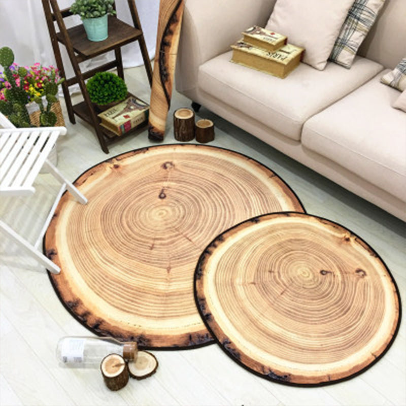 Multicolor Princess Rug Polypropylene Digital Printing Carpet Anti-Slip Backing Washable Pet Friendly Rug for Home Decoration Camel Clearhalo 'Area Rug' 'Rug' 2106047