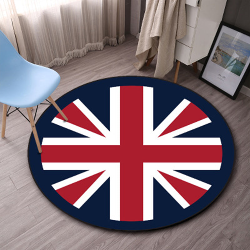 Multicolor Princess Rug Polypropylene Digital Printing Carpet Anti-Slip Backing Washable Pet Friendly Rug for Home Decoration Red Clearhalo 'Area Rug' 'Rug' 2106052
