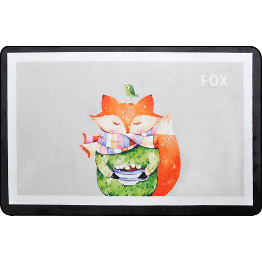 Cartoon Animal Gentleman Rug Multicolor Polypropylene Carpet Washable Pet Friendly Anti-Slip Backing Rug for Living Room Clearhalo 'Area Rug' 'Rug' 2106161