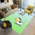 Childly Multi Colored Cartoon Rug Polypropylene Animal Print Rug Non-Slip Stain Resistant Pet Friendly Carpet for Baby Room Green Clearhalo 'Area Rug' 'Rug' 2106199
