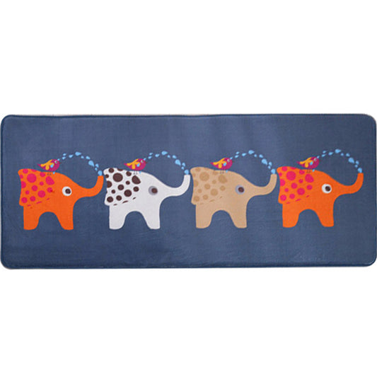 Lovely Multicolor Animal Patterned Rug Synthetics Kids Carpet Washable Stain Resistant Non-Slip Rug for Bedroom Clearhalo 'Area Rug' 'Rug' 2106373