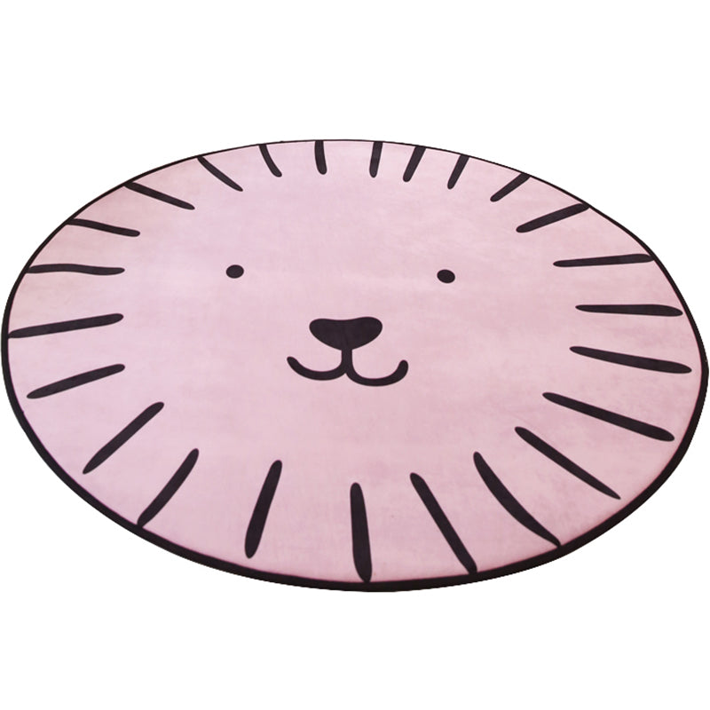 Multi-Color Animal Rug Cotton Kids Style Rug Easy Care Anti-Slip Backing Carpet for Playroom Clearhalo 'Area Rug' 'Rug' 2106434