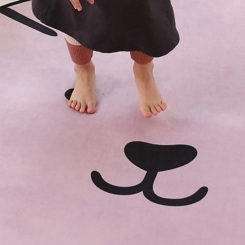Multi-Color Animal Rug Cotton Kids Style Rug Easy Care Anti-Slip Backing Carpet for Playroom Clearhalo 'Area Rug' 'Rug' 2106436