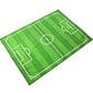 Green Football Pitch Pattern Rug Polyester Kids Carpet Stain Resistant Anti-Slip Pet Friendly Rug for Boys Bedroom Clearhalo 'Area Rug' 'Rug' 2106545