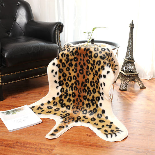 Yellow Cheetah Skin Print Rug Polyester Contemporary Carpet Stain Resistant Anti-Slip Backing Washable Rug for Living Room Clearhalo 'Area Rug' 'Casual' 'Rugs' Rug' 2106577