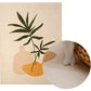 Minimalist Plant Print Rug Pastoral Color Polypropylene Rug Non-Slip Stain Resistant Pet Friendly Carpet for Great Room Green Clearhalo 'Area Rug' 'Rug' 2106657