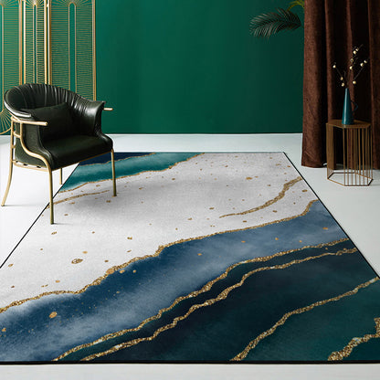 Decorative Colorblock Rug Multi Color Simple Rug Synthetics Non-Slip Pet Friendly Stain Resistant Rug for Home Gold Clearhalo 'Area Rug' 'Rug' 2106760