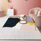 Morandi Color Living Room Rug Nordic Colorblock with Twisted Line Rug Polypropylene Non-Slip Washable Stain Resistant Rug Black Clearhalo 'Area Rug' 'Rug' 2106774