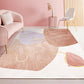 Artistry Scandinavian Indoor Rug Multi Color Geometric Rug Stain Resistant Anti-Slip Pet Friendly Rug for Home Decor Pink Clearhalo 'Area Rug' 'Rug' 2106782