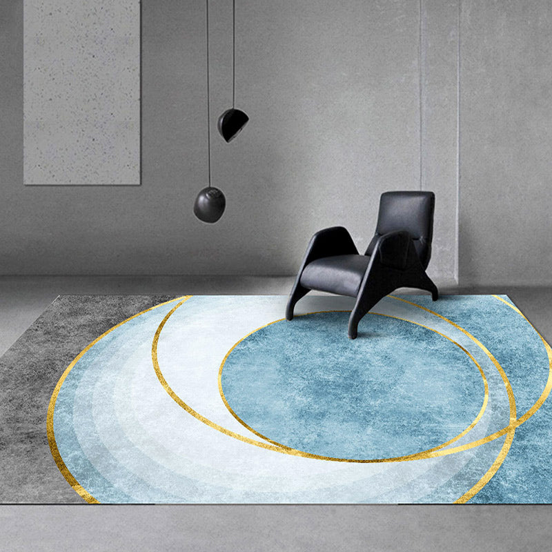 Artistry Scandinavian Indoor Rug Multi Color Geometric Rug Stain Resistant Anti-Slip Pet Friendly Rug for Home Decor Light Blue Clearhalo 'Area Rug' 'Rug' 2106785