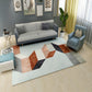 Multi Colored Geometrical Block Rug Synthetics Scandinavian Rug Machine Washable Pet Friendly Anti-Slip Rug for Family Room Light Green Clearhalo 'Area Rug' 'Rug' 2106848