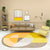 Multicolor Nordic Rug Polypropylene Colorblock with Line Background Rug Pet Friendly Non-Slip Machine Washable Carpet for Home Yellow-Red Clearhalo 'Area Rug' 'Rug' 2106888