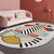 Trendy Multi-Color Nordic Rug Polyester Abstract Geometry Carpet Pet Friendly Non-Slip Backing Washable Rug for Bedroom Black Clearhalo 'Area Rug' 'Rug' 2106895