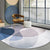 Trendy Multi-Color Nordic Rug Polyester Abstract Geometry Carpet Pet Friendly Non-Slip Backing Washable Rug for Bedroom Light Gray Clearhalo 'Area Rug' 'Rug' 2106901