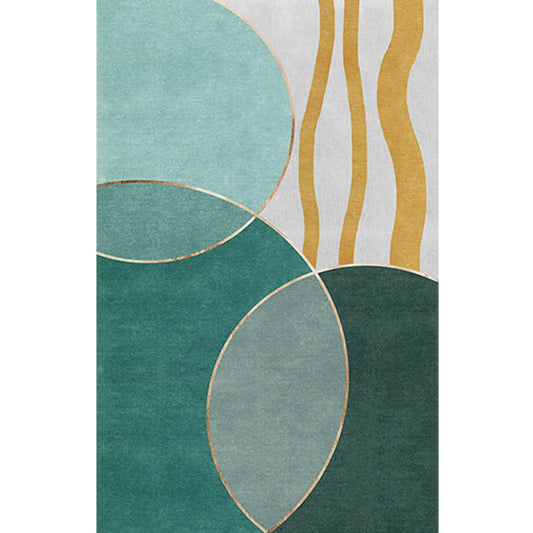 Retro Abstract Line Art Rug Multi Colored Mid-Century Rug Synthetics Washable Stain Resistant Anti-Slip Rug for Living Room Clearhalo 'Area Rug' 'Rug' 2106945
