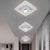 Simplicity Square Shape LED Flush Mount Light Crystal Corridor Flush Mount Ceiling Light in Clear Clear White Clearhalo 'Ceiling Lights' 'Close To Ceiling Lights' 'Close to ceiling' 'Flush mount' Lighting' 2106997