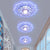 Modern Blossom Shaped LED Flush Mount Crystal Hallway Flushmount Ceiling Light in Clear Clear Blue Clearhalo 'Ceiling Lights' 'Close To Ceiling Lights' 'Close to ceiling' 'Flush mount' Lighting' 2107190