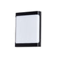 Geometrical Acrylic Wall Sconce Light Minimalist Black LED Wall Mount Lighting for Courtyard Black A Clearhalo 'Wall Lamps & Sconces' 'Wall Lights' Lighting' 2107640
