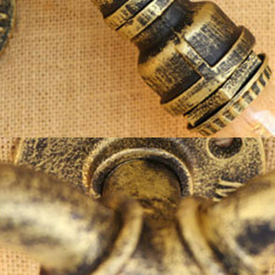 2 Heads Wall Sconce Light with Water Pipe Wrought Iron Industrial Restaurant Wall Lighting in Bronze/Antique Brass Clearhalo 'Art deco wall lights' 'Cast Iron' 'Glass' 'Industrial wall lights' 'Industrial' 'Middle century wall lights' 'Modern' 'Rustic wall lights' 'Tiffany' 'Traditional wall lights' 'Wall Lamps & Sconces' 'Wall Lights' Lighting' 21093