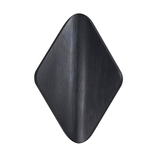 Concave Rhombus Metal Wall Sconce Modern LED Black/Gold/Coffee Sconce Light for Living Room Clearhalo 'Cast Iron' 'Glass' 'Industrial' 'Modern wall lights' 'Modern' 'Tiffany' 'Traditional wall lights' 'Wall Lamps & Sconces' 'Wall Lights' Lighting' 211192