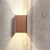 Cuboid Metal Up and Down Wall Sconce Contemporary Bronze/Gold/White LED Sconce Light for Living Room Bronze Clearhalo 'Cast Iron' 'Glass' 'Industrial' 'Modern wall lights' 'Modern' 'Tiffany' 'Traditional wall lights' 'Wall Lamps & Sconces' 'Wall Lights' Lighting' 211445