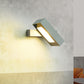 Rectangular Wall Sconce Modern Metal Black/White/Grey LED Wall Mount Light with Rotatable Design Clearhalo 'Cast Iron' 'Glass' 'Industrial' 'Modern wall lights' 'Modern' 'Tiffany' 'Traditional wall lights' 'Wall Lamps & Sconces' 'Wall Lights' Lighting' 211487