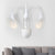 Metal Swan Wall Mount Light Nordic 3/5 Lights Black/Red/White LED Wall Sconce for Living Room 3.0 White Clearhalo 'Cast Iron' 'Glass' 'Industrial' 'Modern wall lights' 'Modern' 'Tiffany' 'Traditional wall lights' 'Wall Lamps & Sconces' 'Wall Lights' Lighting' 211543
