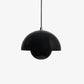 Nordic Style Bud Shaped Ceiling Light Metallic 1 Heads Dining Room Hanging Pendant Light Black Clearhalo 'Ceiling Lights' 'Modern Pendants' 'Modern' 'Pendant Lights' 'Pendants' Lighting' 2121151
