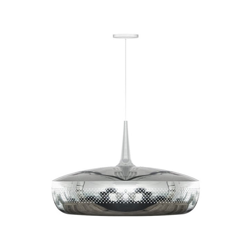 Round Shaped LED Pendant Light Postmodern Style Metallic Dining Room Suspension Light Fixture Clearhalo 'Ceiling Lights' 'Modern Pendants' 'Modern' 'Pendant Lights' 'Pendants' Lighting' 2121166