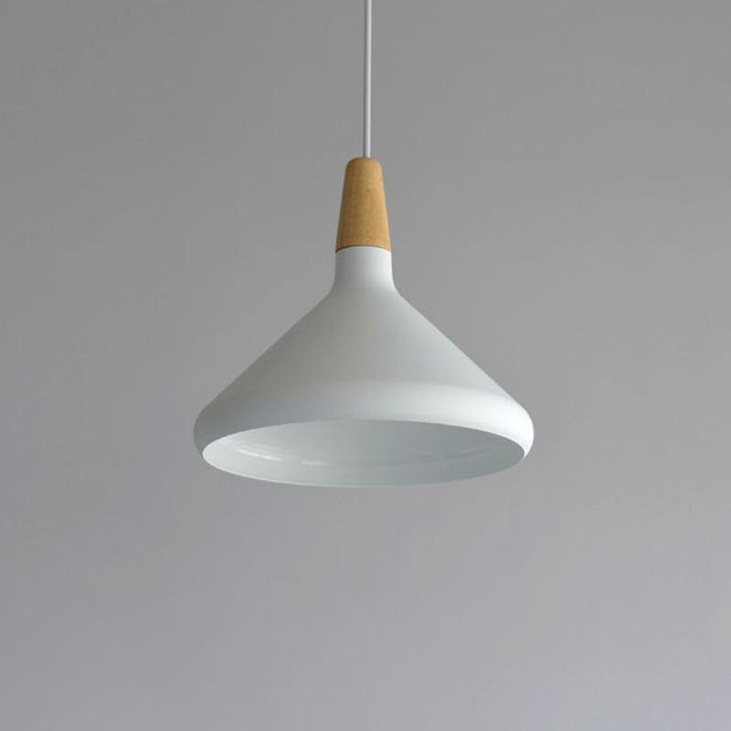 Cone Shade Ceiling Light Simplicity Metallic 1 Head Dining Room Pendant Light Fixture Clearhalo 'Ceiling Lights' 'Lighting' 'Pendant Lights' 2121224_570e34be-808d-47aa-aae0-df3f6391a7bb