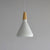 Cone Shade Ceiling Light Simplicity Metallic 1 Head Dining Room Pendant Light Fixture White Small Clearhalo 'Ceiling Lights' 'Lighting' 'Pendant Lights' 2121225_e55cbbd5-7b4c-40fe-83de-aaa1e76e9ac1