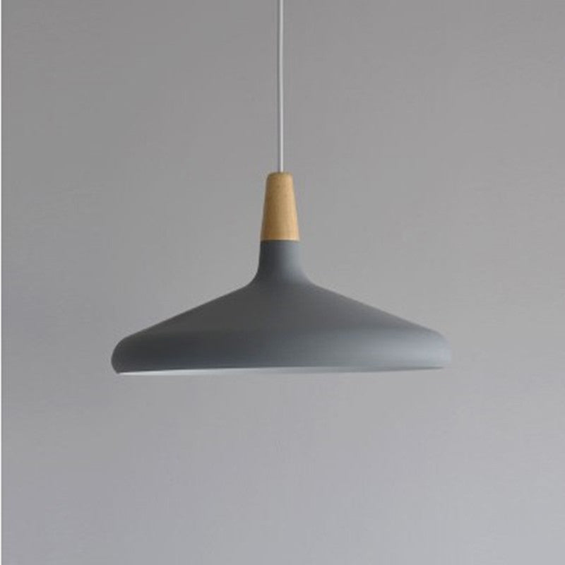 Cone Shade Ceiling Light Simplicity Metallic 1 Head Dining Room Pendant Light Fixture Grey Large Clearhalo 'Ceiling Lights' 'Lighting' 'Pendant Lights' 2121232_09196bb2-73a5-4989-b751-831aa429348f