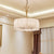 Gold Tassel Chandelier Pendant Light Postmodern Style Crystal Hanging Light for Living Room 8 Gold Clearhalo 'Ceiling Lights' 'Chandeliers' 'Modern Chandeliers' 'Modern' Lighting' 2121560