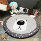 Huge Animal Head Rug Multi-Color Cartoon Rug Cotton Machine Wash Non-Slip Rug for Nursery Clearhalo 'Area Rug' 'Rug' 2121602