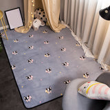 Cute Animal Digital Printing Rug Multi Colored Cartoon Rug Synthetics Anti-Slip Backing Machine Washable Stain Resistant Carpet for Playroom Clearhalo 'Area Rug' 'Rug' 2121609