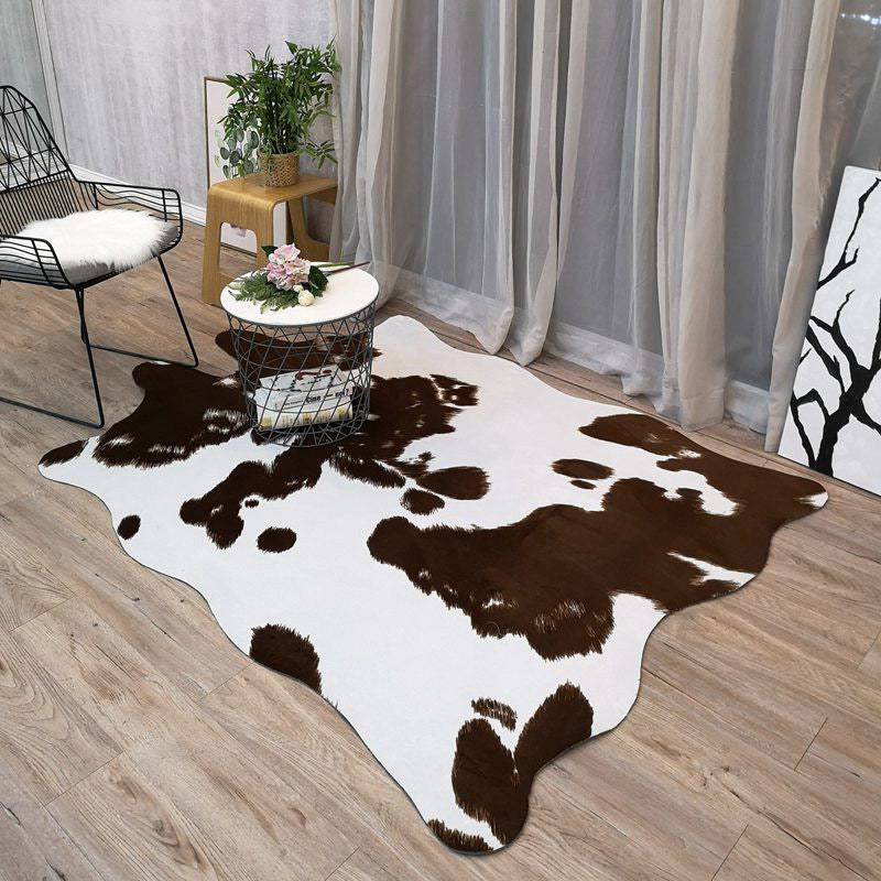 Multi-Colored Room Foot Rug Simplicity Animal Skin Print Rug Polypropylene Stain Resistant Non-Slip Backing Washable Carpet Brown 4'7" x 6'7" Clearhalo 'Area Rug' 'Casual' 'Rugs' Rug' 2121682