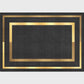 Glam Gold Frame Rug Multicolor Minimalist Carpet Polyester Anti-Slip Pet Friendly Stain Resistant Rug for Room Black-Gray Clearhalo 'Area Rug' 'Rug' 2121737
