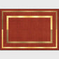 Glam Gold Frame Rug Multicolor Minimalist Carpet Polyester Anti-Slip Pet Friendly Stain Resistant Rug for Room Red Clearhalo 'Area Rug' 'Rug' 2121739