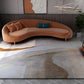 Multi-Color Home Decor Rug Luxe Abstract Carpet Synthetics Machine Washable Anti-Slip Backing Pet Friendly Indoor Rug White-Brown Clearhalo 'Area Rug' 'Rug' 2121748