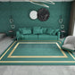 Multi-Color Home Decor Rug Luxe Abstract Carpet Synthetics Machine Washable Anti-Slip Backing Pet Friendly Indoor Rug Green Clearhalo 'Area Rug' 'Rug' 2121752