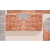 Nordic Colorblock Pattern Rug Multi-Color Synthetics Rug Washable Pet Friendly Anti-Slip Backing Carpet for Girls Room Clearhalo 'Area Rug' 'Rug' 2121823