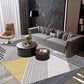 Multicolor Living Room Rug Mid-Century Geometric Carpet Polyester Washable Non-Slip Pet Friendly Rug Gray-Yellow Clearhalo 'Area Rug' 'Rug' 2121863