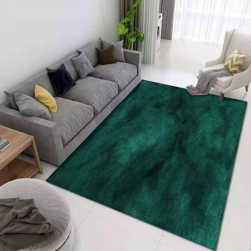Enchanting Postmodern Rug Multi Color Botanic Geometric Rug Washable Pet Friendly Anti-Slip Rug for Home Decor Dark Green Clearhalo 'Area Rug' 'Rug' 2121872