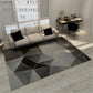 Modern Geometric Colorblock Rug Multi Colored Polypropylene Carpet Stain Resistant Anti-Slip Washable Rug for Room Black-Gray Clearhalo 'Area Rug' 'Rug' 2121919