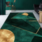 Fancy Colorblock Pattern Rug Multi Color Nordic Carpet Polypropylene Pet Friendly Washable Non-Slip Backing Rug for Girls Bedroom Gold Clearhalo 'Area Rug' 'Rug' 2121980