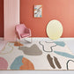 Fancy Colorblock Pattern Rug Multi Color Nordic Carpet Polypropylene Pet Friendly Washable Non-Slip Backing Rug for Girls Bedroom Clearhalo 'Area Rug' 'Rug' 2121982